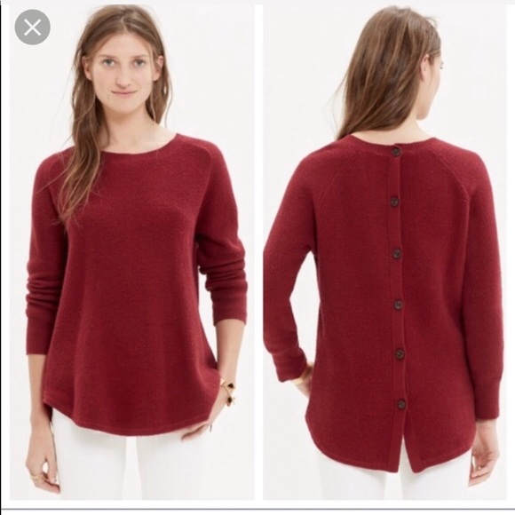 Madewell Sweaters - MADEWELL button-back pullover sweater